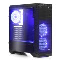 DARK 700W Powerlı Pencereli LED Fan ATX Siyah Kasa DKCHN5P780