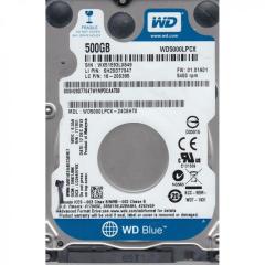 WD WD5000LPCX 500GB Blue Sata 3.0 5400RPM 16MB 2.5'' Dahili Notebook Disk