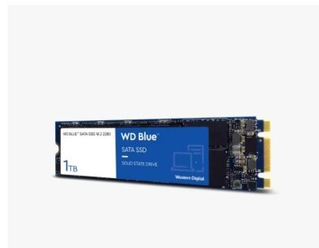 WD WDS100T2B0B 1TB Blue M.2 Sata 3.0 560-530MB/s 7MM Flash SSD