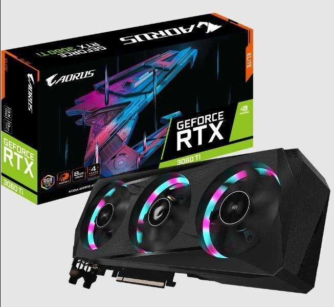 GIGABYTE GVN4060AORUS-E-8GD VGA RTX 4060 Aorus 8GB 128 Bit GDDR6 DP-HDMI