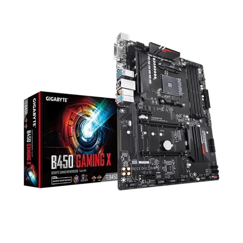 GIGABYTE B450-GAMING-X AMD B450 Soket AM4 DDR4 3600MH DVI HDMI Anakart