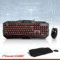 POWERGATE Işıklı Klavye,USB Mouse Set PG-KM-A7