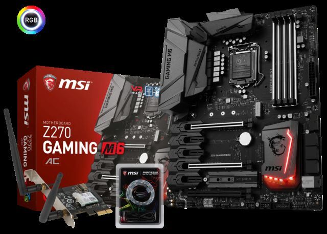 MSI Intel Z270 1151 DDR4 3800MHz HDMI Anakart Z270GAMINGM6AC