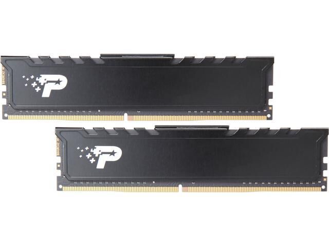 PATRIOT PSP416G2666KH1 Premium Signature 16GB (8GBX2) 2666Mhz DDR4 RAM Heat Shield