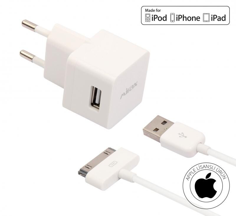 MIRAX SWT-4210 Iphone 4, 4S Apple Lisanslı Şarj Kiti