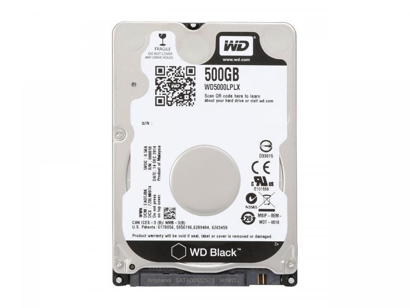 WD WD5000LPLX 500GB Black 7200RPM 32MB Sata 3.0 2.5'' Dahili Disk