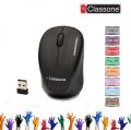 CLASSONE Kablosuz Nano 2.4GHz 1000DPI Siyah Mouse T108