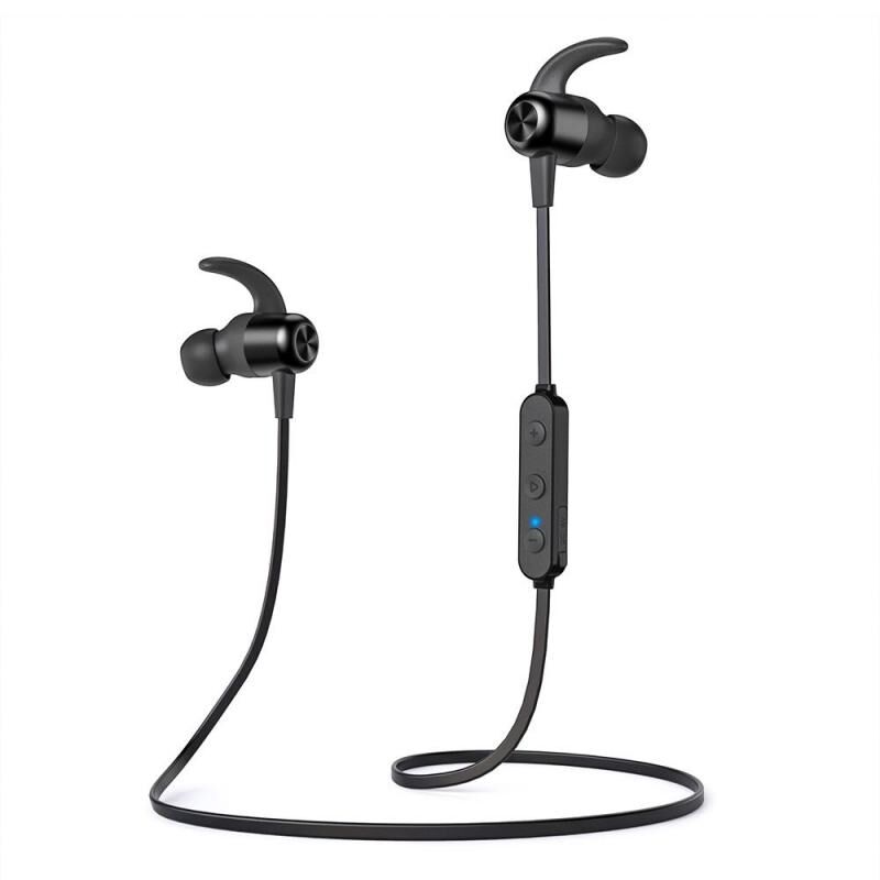 TAOTRONICS TT-BH076 Mıknatıslı Bluetooth Ter Geçirmez IPX6 Spor Kulaklık 20 Saat Müzik+Kılıf