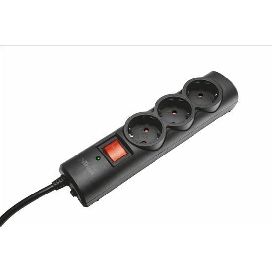 TRUST 21056 Gerilim Korumalı 3 Girişli Priz