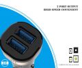 T-SMART Micro USB Şarj Kablolu Araç Şarj Cihazı TS-A20
