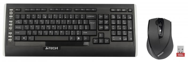 A4 TECH 9300F-Q Kablosuz Q TR Multimedya Klavye Mouse Set