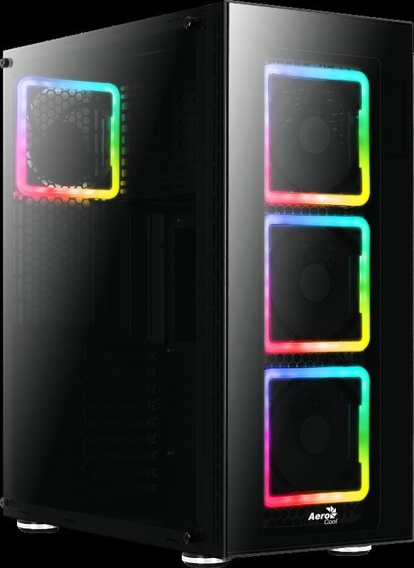 AEROCOOL AE-TOR-PRO750GD 750W 80+ GOLD TOR PRO ADRESLENEBİLİR RGB  ,TEMPERLİ CAM PANEL FULL TOWER