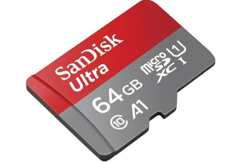 SANDISK SDSQUAB-064G-GN6MN 64GB ULTRA MSD 140MB/S C10 UHS-I