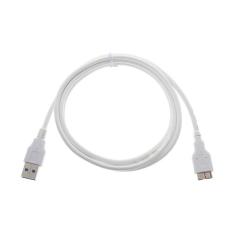 FLAXES FMU-03S Micro USB3.0 Samsung Note3 ve S5 İçin Beyaz Data, Şarj Kablosu