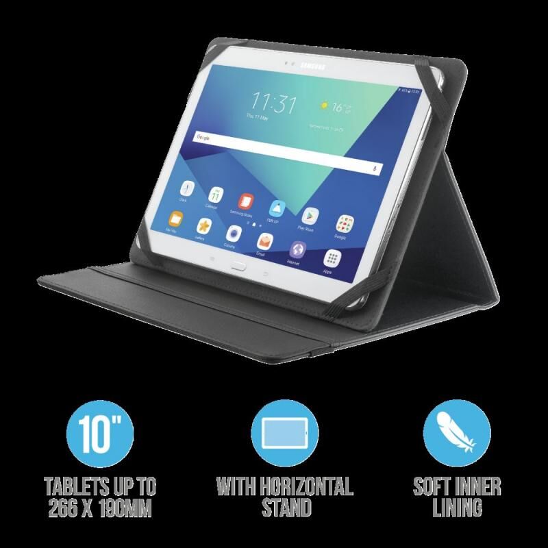 TRUST 20058 PRIMO FOLIO 10'' Siyah Tablet Kılıfı