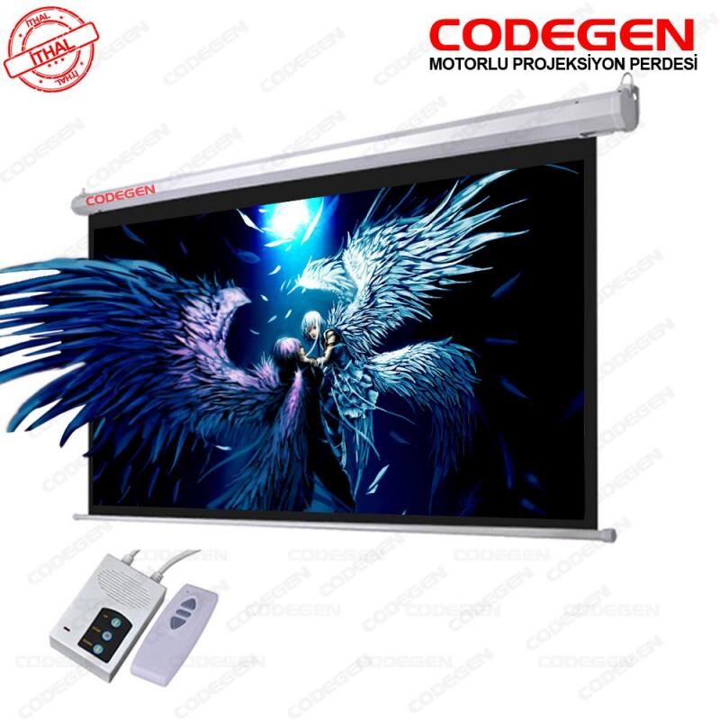 CODEGEN 400x300 Pro Motorlu Projeksiyon Perdesi COD-EX-40