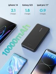 RAVPOWER RP-PB1215 10000mAh Su Geçirmez Taşınabilir Şarj Cihazı Powerbank