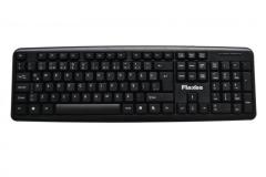 FLAXES Kablolu,Q,TR,USB,Standart Siyah Klavye FLX-168Q