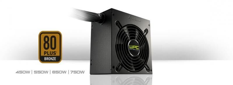 SHARKOON 450W 12cm Fan 80+Bronze ATX PSU Güç Kaynağı