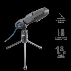 TRUST 23790 MIC MICO USB 3.5mm Siyah Mikrofon