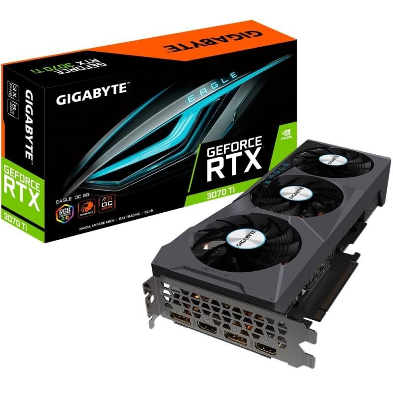 GIGABYTE GV-N307TEAGLEOC8GD RTX3070 Ti EAGLE OC 8GB 256Bit GDDR6X Ekran Kartı
