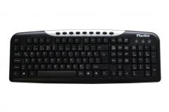 FLAXES Kablolu, Q, TR,USB, Multimedya, Siyah Klavye FLX-172Q-MM