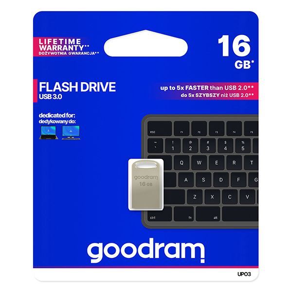 GOODRAM UPO3-0160S0R11 16GB UPO3 SILVER USB 3.0