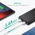RAVPOWER RP-PB006 20000mAh İki iSmart Girişli Taşınabilir Şarj Cihazı Powerbank