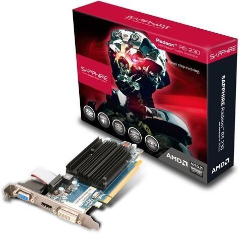 SAPPHIRE 11233-02-20G R5 230 2GB 64B DDR3 VGA,DVI-D,HDMI AMD Ekran Kartı