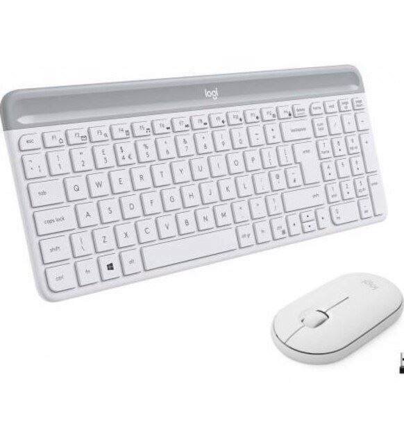 LOGITECH 920-009436 MK470 KABLOSUZ KLAVYE  MOUSE SETİ-BEYAZ