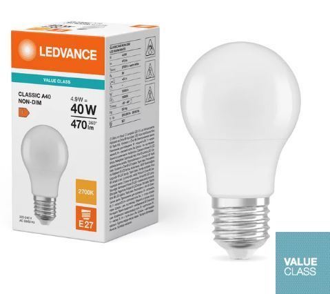 OSRAM 4052899326927 LED Lamba 4.9W Sarı Işık E27
