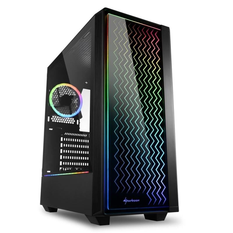 SHARKOON RGB-LIT-200 Belirgin Şık ve Kaliteli Midi Tower Kasa