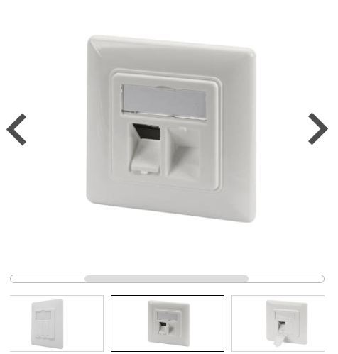 DIGITUS DN-93811 Keystone Modülleri için Duvar Plakası Alman Tipi
