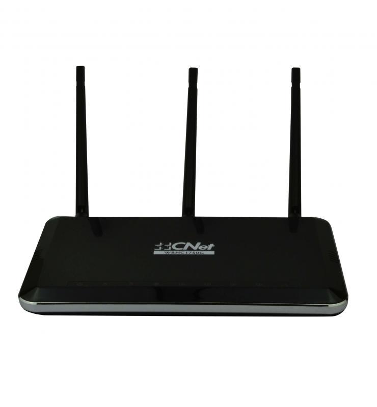 CNET WRHC1750G 1750Mbps 4xGigabit LAN 3xAnten Çift Bant Yüksek Güçlü Router