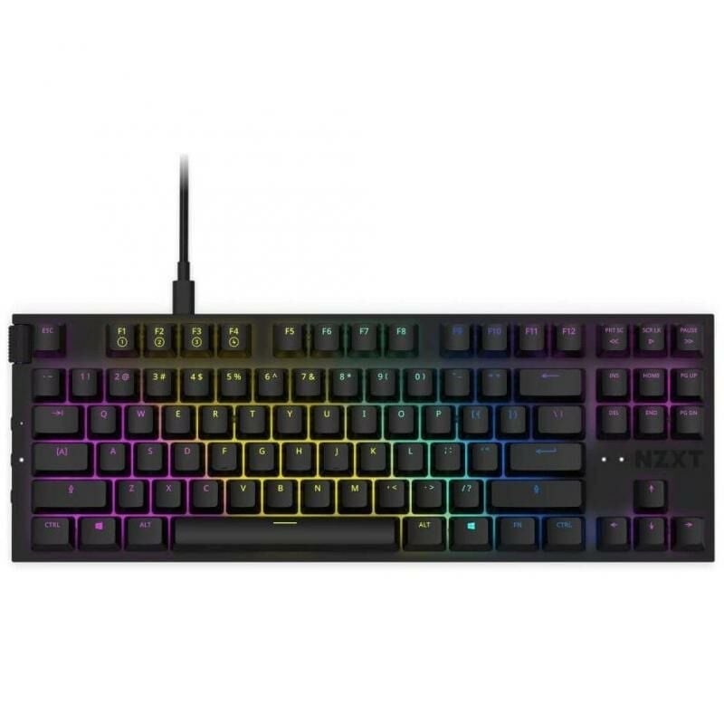 NZXT KB-1TKUK-BR Function Tenkeyless Modular Mechanical RGB Siyah
