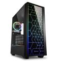 SHARKOON RGB-LIT-100 Belirgin Şık ve Kaliteli Midi Tower Kasa