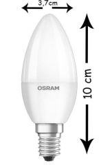 OSRAM 4052899971066 LED Lamba 4.9W Beyaz Işık E14