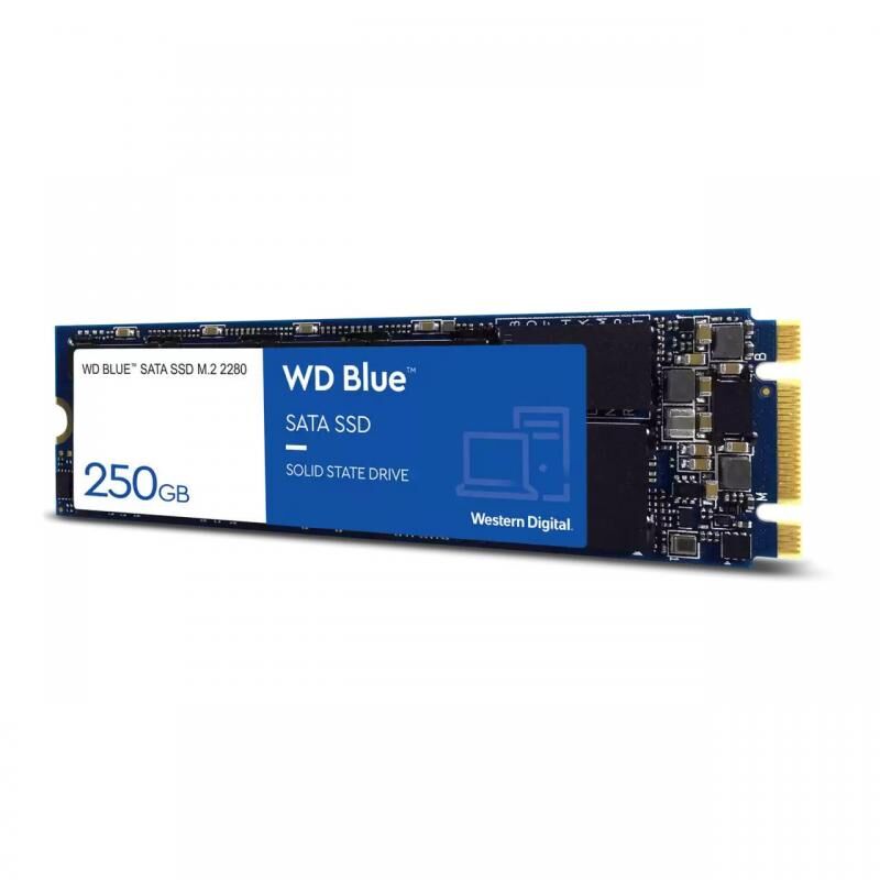WD WDS250G2B0B SSD BLUE 3D NAND  250GB M2 550/524MB