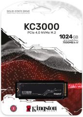 KINGSTON SKC3000S-1024G 1TB KC3000 PCIe NVMe M2 7000/6000 MB/s 1024GB GEN4 SSD