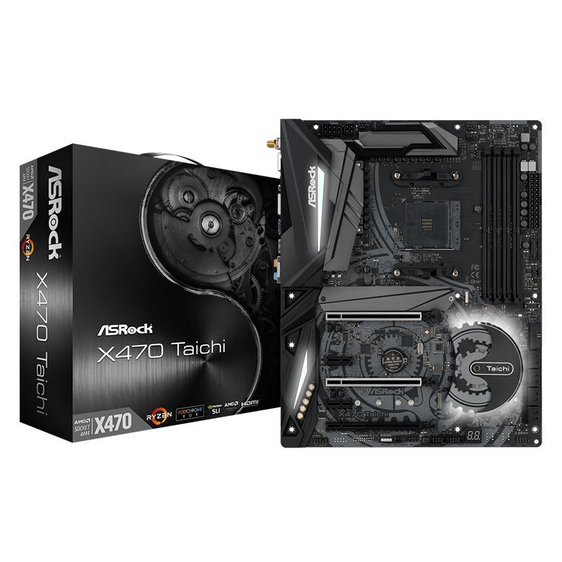 ASROCK X470 TAICHI RYZEN AM4 SOCKET QUAD SLICROSSFIREX OYUNCU ANAKART ASRX470-TAICHI