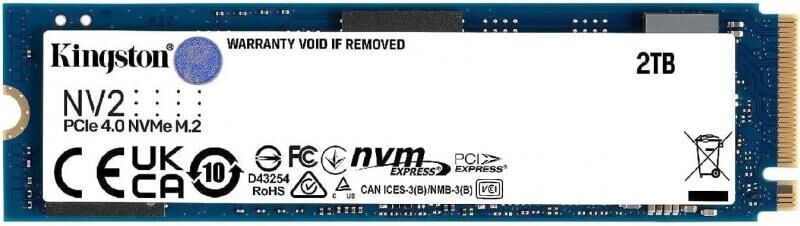 KINGSTON SNV2S-2000G 2TB NV2 NVMe M.2 3500/2800 SNV2