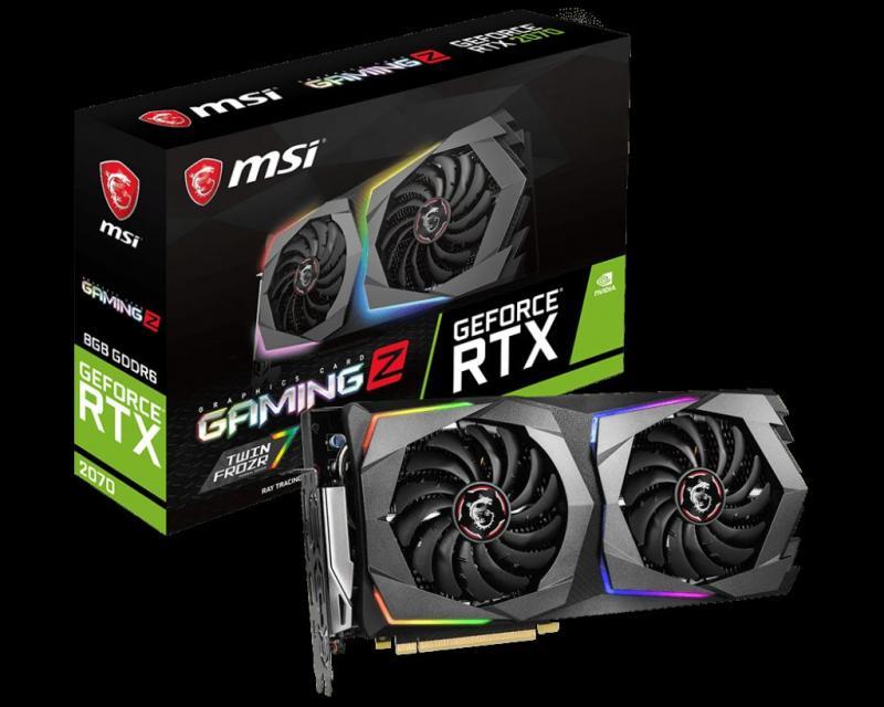 MSI RTX2070 8G 256B GDDR6 HDMI-3xDP RTX2070GAMINGZ8G