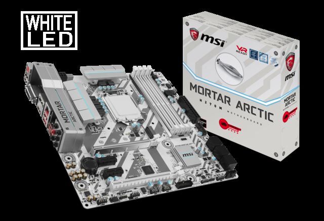 MSI Intel H270 1151 DDR4 2400MHz HDMI,DVI Anakart H270MMORTARARCTIC