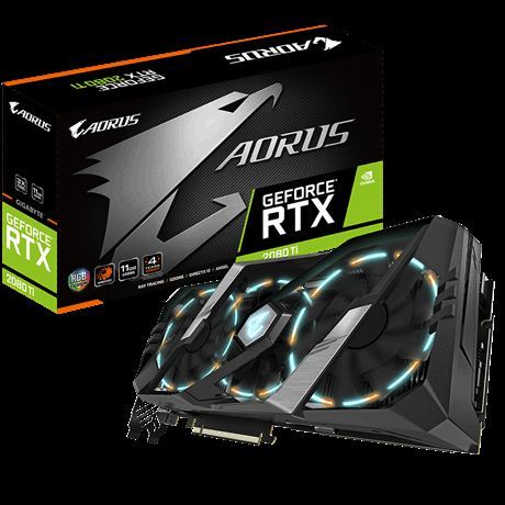 GIGABYTE GV-N208TAORUSXW11G VGA RTX2080Tİ  11G 352B GDDR6 HDMI DP