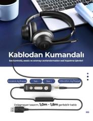 MPOW MPBH328AB HC6 3.5mm/USB Bağlantı Mikrofonlu Kulaklık
