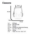 CLASSONE BP-WTX106 ÇAN Sırt Çantası 15.6 inç Uyumlu
