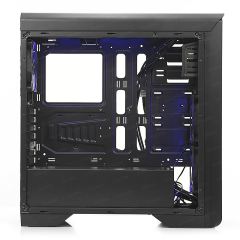 DARK 600W Powerlı 80+ Pencereli 5x12cm Mavi Fanlı ATX Siyah Kasa
