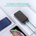 RAVPOWER RP-PB170-BK Çift 2.4A Çıkış 10050mAh Taşınabilir Şarj Cihazı Powerbank