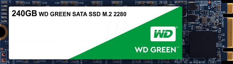 WD WDS240G2G0B 240GB Green M.2 Sata 3.0 545-465MB/s Flash SSD
