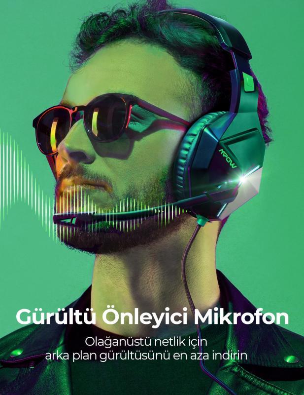 MPOW MPBH414AG EG10 Oyuncu Kulaklığı PS4/PS5/PC/Xbox